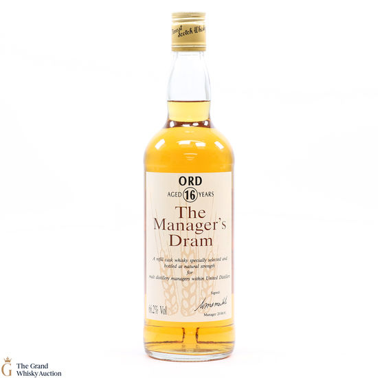 Glen Ord - 16 Year Old Manager's Dram 1991