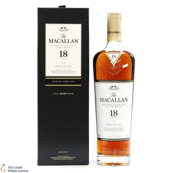Macallan - 18 Year Old Sherry Oak (2022)