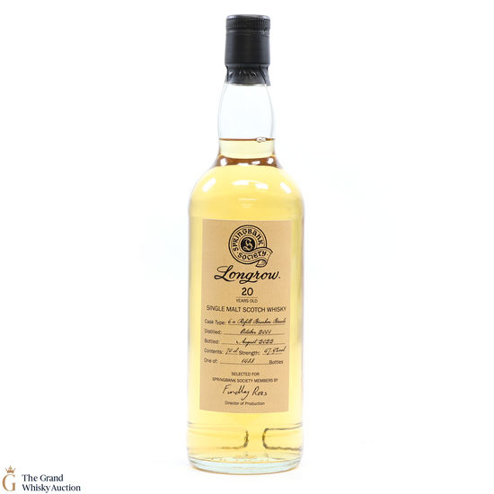Longrow - 20 Year Old 2001- Springbank Society 2022