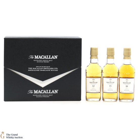 Macallan - 12, 15 & 18 YO Double Cask Set (3 x 5cl)