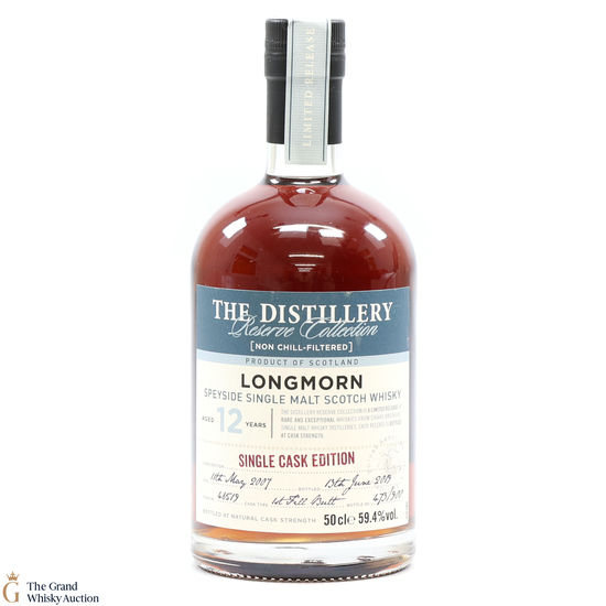 Longmorn - 12 Year Old - 2007 Single Cask Edition #46519 - Distillery Reserve Collection 50cl