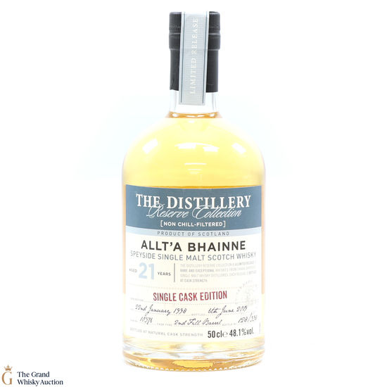 Allt-A-Bhainne - 21 Year Old 1998 #10376 - Distillery Reserve (50cl)