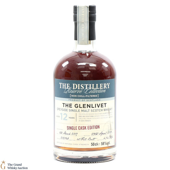 Glenlivet - 12 Year Old 2007 #212048 - Distillery Reserve Collection 50cl