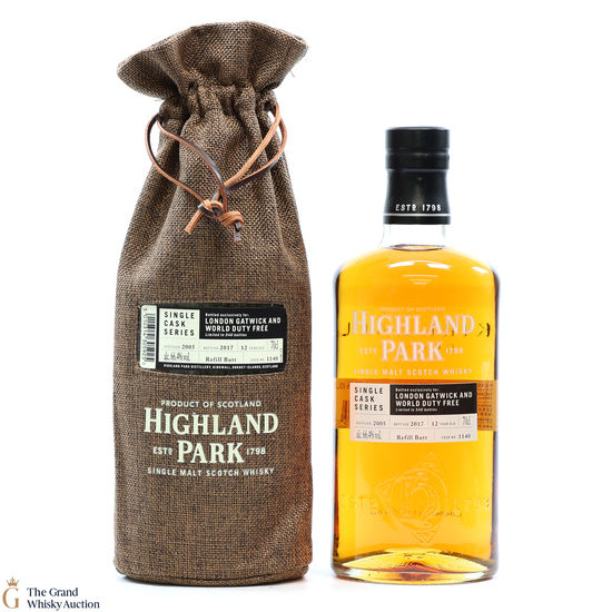 Highland Park - 12 Year Old - Single Cask Series - London Gatwick and World Duty Free