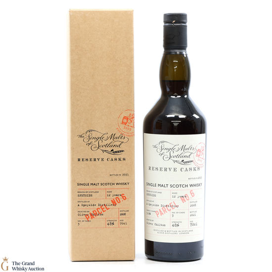 Speyside - 12 Year Old 2008 - Reserve Casks Parcel No. 6