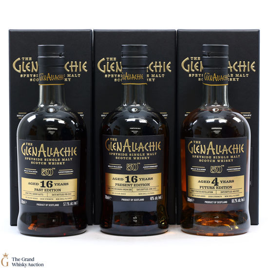 Glenallachie - Billy Walker 50th Anniversary Trilogy - Past, Present and Future (3 x 70cl)