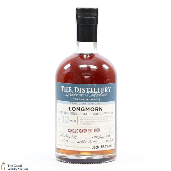 Longmorn - 12 Year Old - 2007 Single Cask Edition #46519 - Distillery Reserve Collection 50cl