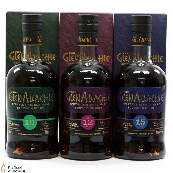 Glenallachie - 10, 12 & 15 Year Old (3 x 70cl)