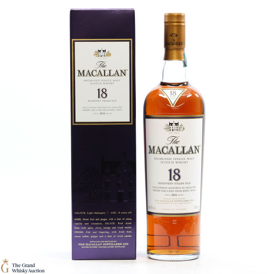 Macallan - 18 Year Old - 2016 Release