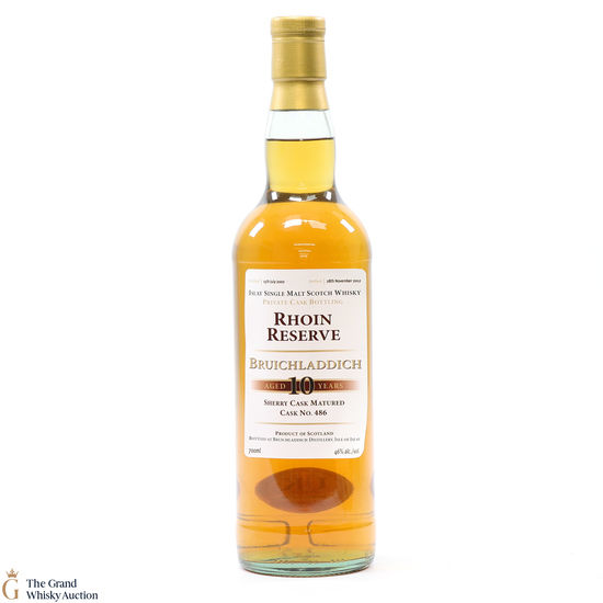 Bruichladdich - 10 Year Old 2002 Private Cask #486 2012