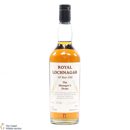 Royal Lochnagar - 10 Year Old (2006) - Manager's Dram 