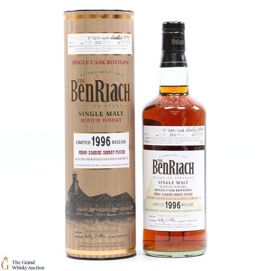 Benriach - 18 Year Old #3607 1996 Single Cask Pedro Ximenez Finish