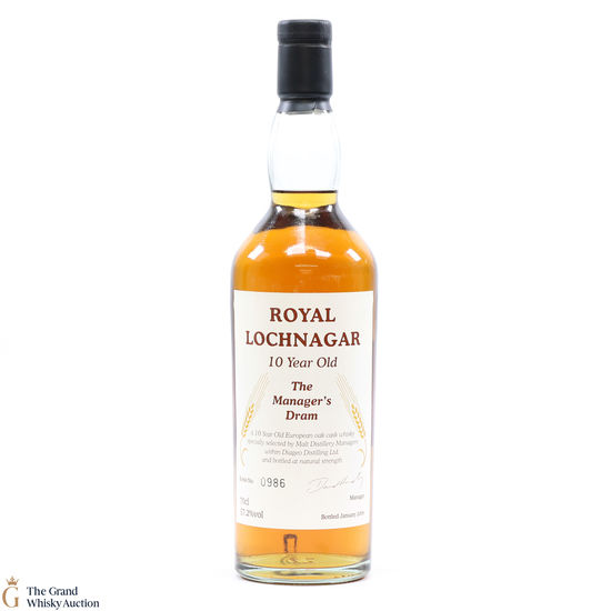 Royal Lochnagar - 10 Year Old (2006) - Manager's Dram 