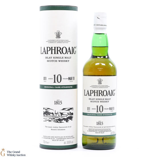 Laphroaig - 10 Year Old - Original Cask Strength Batch #011