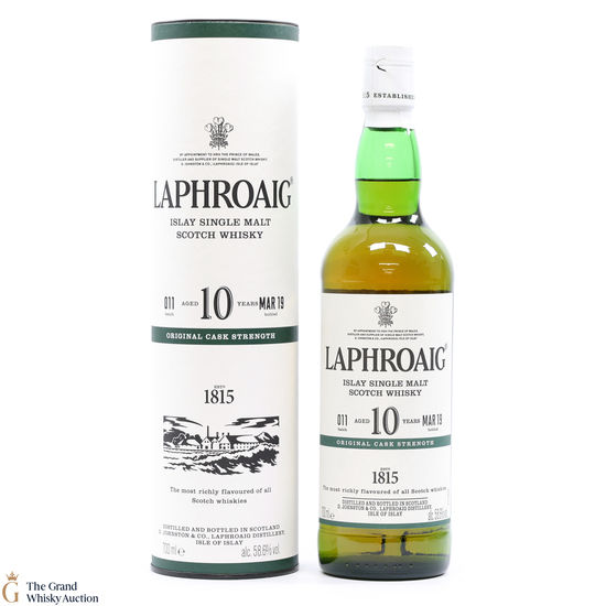 Laphroaig - 10 Year Old - Original Cask Strength Batch #011
