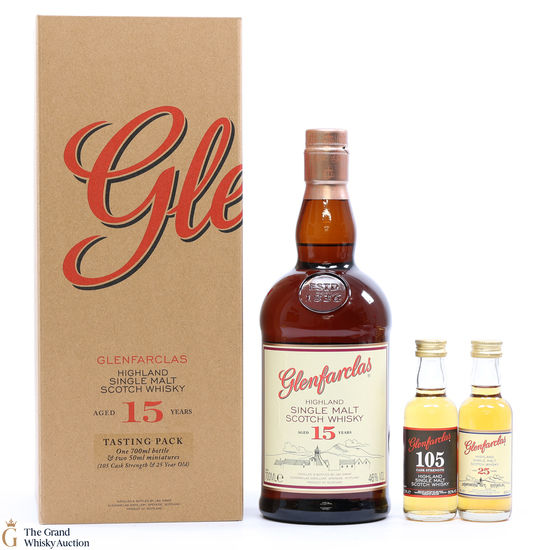 Glenfarclas - 15 Years Old Tasting Pack - 105 CS& 25 5cl Minis