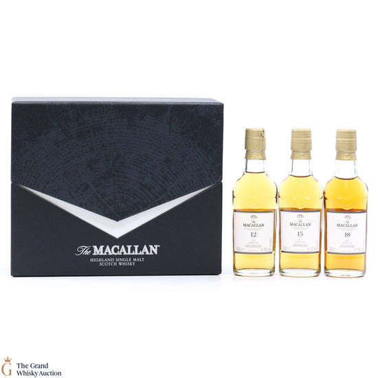 Macallan - 12, 15 & 18 YO Double Cask Set (3 x 5cl)