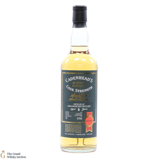 Ardnamurchan - 6 Year Old 2015 Cadenhead's Cask Strength 2022