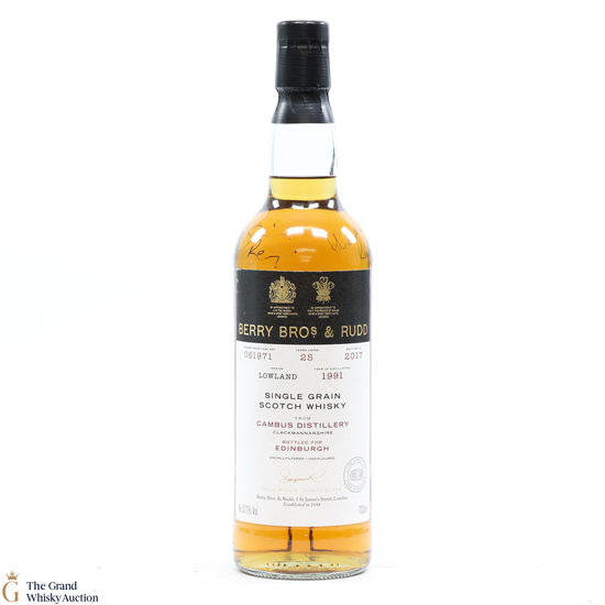 Cambus - 25 Year Old 1991 Berry Bro's Single Grain 2017 #061971
