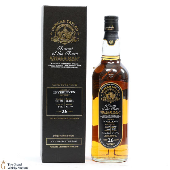 Inverleven- 26 Year Old - Duncan Taylor Rarest of the Rare