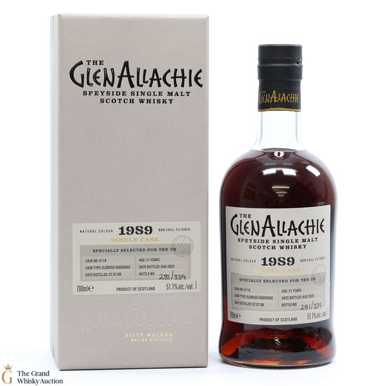 Glenallachie - 31 Year Old 1989 Single Cask #6118