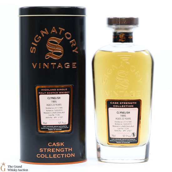 Clynelish - 23 Year Old 1995 - Signatory - Cask Strength #11236