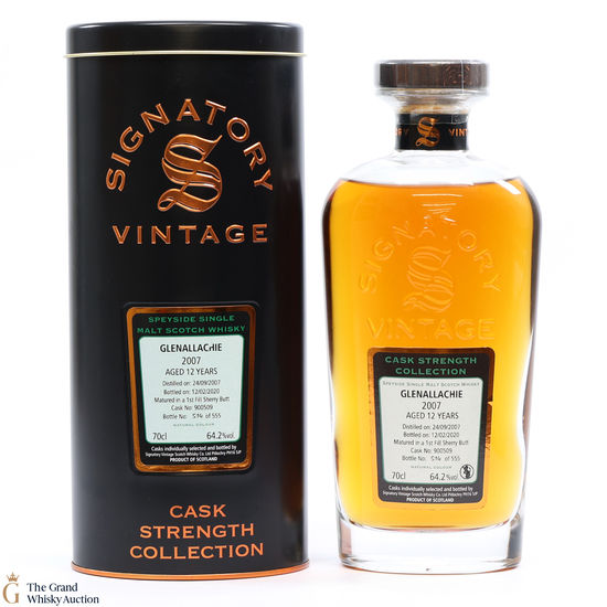 Glenallachie - 12 Year Old 2007 Signatory #900509