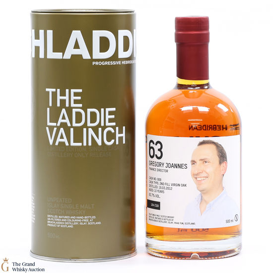Bruichladdich - 10 Year Old 2012 Gregory Joannes Valinch #63 50cl
