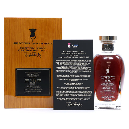Macallan - 30 Year Old 1990 Scottish Gantry - PX Sherry Cask Finish