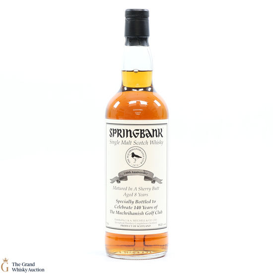 Springbank - 8 Year Old The Machrihanish Golf Club 140th Anniversary​
