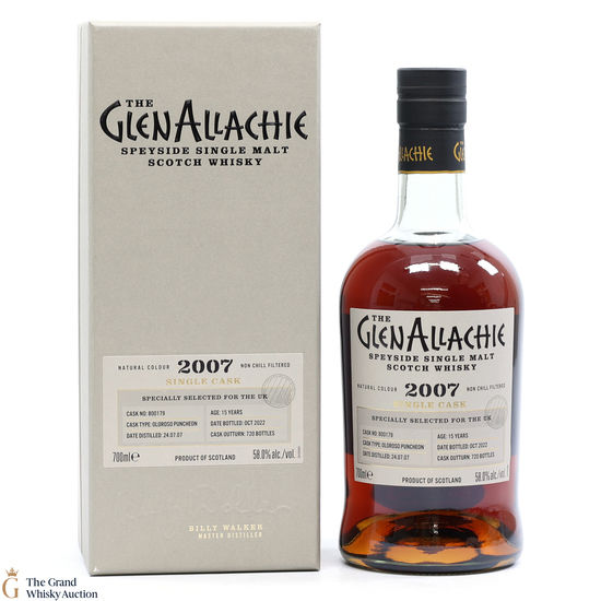 Glenallachie - 15 Year Old #800179 Single Oloroso Puncheon UK Exclusive