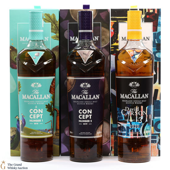 Macallan - Concept No.1, No.2 + No.3 (3 x 70cl)