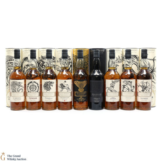 Game of Thrones - Limited Editions - 9 x 70cl (with Mortlach)
