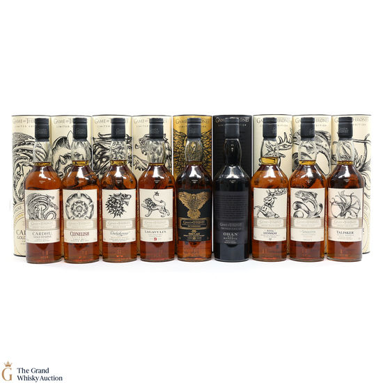 Game of Thrones - Limited Editions - 9 x 70cl (with Mortlach)