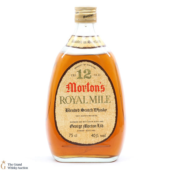 Morton's - 12 Year Old - Royal Mile Blend Scotch Whisky 75cl