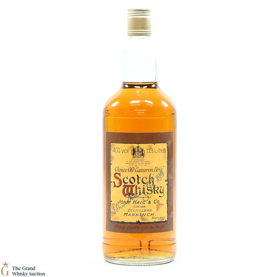 John Haig - Cameronbridge - Choice Old Cameron Brig 1.13L