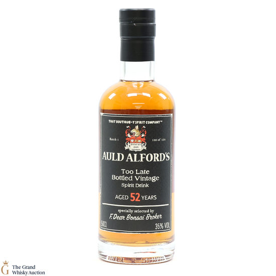 Auld Alford's - Spirit Drink 52 Year Old That Boutique-y Spirit Company Batch #1