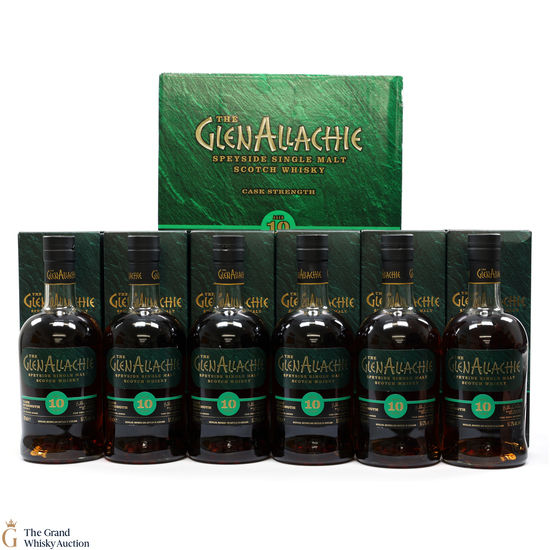 GlenAllachie - 10 Year Old - Cask Strength - Batch 8 (6 x 70cl)