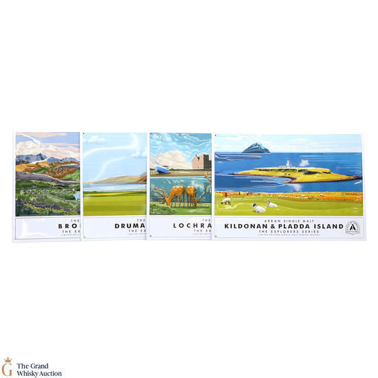 Arran - Collectors Metal Posters x 4 