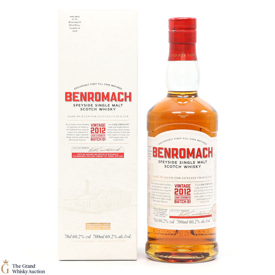 Benromach - Cask Strength Vintage 2012 Batch 1