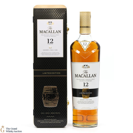 Macallan - 12 Year Old - Sherry Oak  - Limited Edition Tin