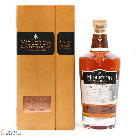 Midleton - 21 Year Old - Very Rare Single Cask #83786 - Heathrow & World of Whiskies