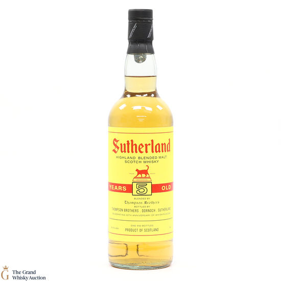 Sutherland - 5 Year Old - Thompson Bros - 20th Anniversary of WhiskyFun