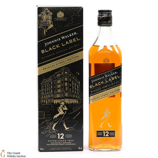 Johnnie Walker - 12 Year Old Black Label - Princes Street Edition