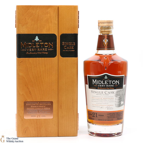 Midleton - 21 Year Old - Very Rare Single Cask #83786 - Heathrow & World of Whiskies