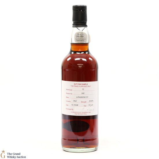 Longrow - 15 Year Old Fresh Sherry 2006 Duty Paid Sample 