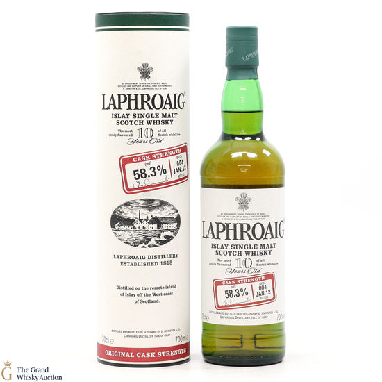 Laphroaig - 10 Year Old - Original Cask Strength Batch #004