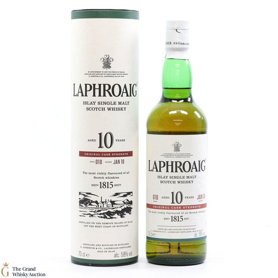 Laphroaig - 10 Year Old - Original Cask Strength Batch #010