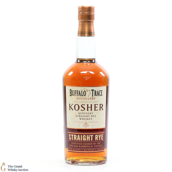Buffalo Trace - Kosher Straight Rye Recipe 94 Proof 75cl