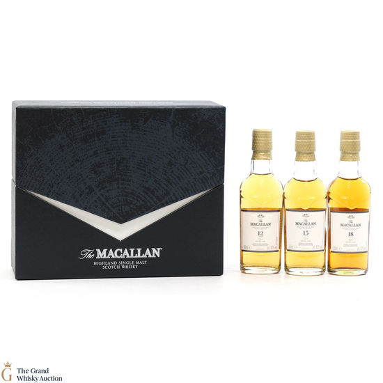 Macallan - 12, 15 & 18 YO Double Cask Set (3 x 5cl)
